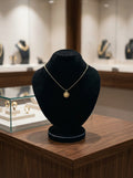 Minimalist Gold Sunburst Medallion Pendant Necklace