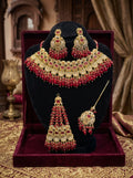 Royal Ruby Elegance Bridal Jewelry Set